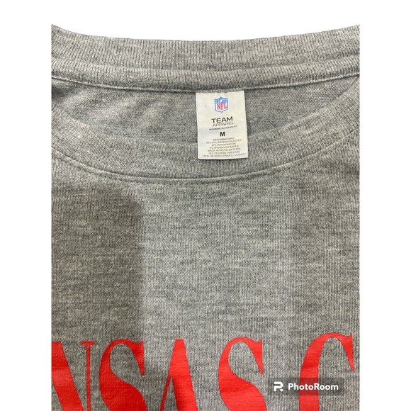 NFL Kansas City Chiefs Sweater Women’s Gray Size Medium - Picture 4 of 6